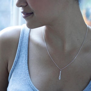 Sterling Silver Whisk Pendant chain image 4