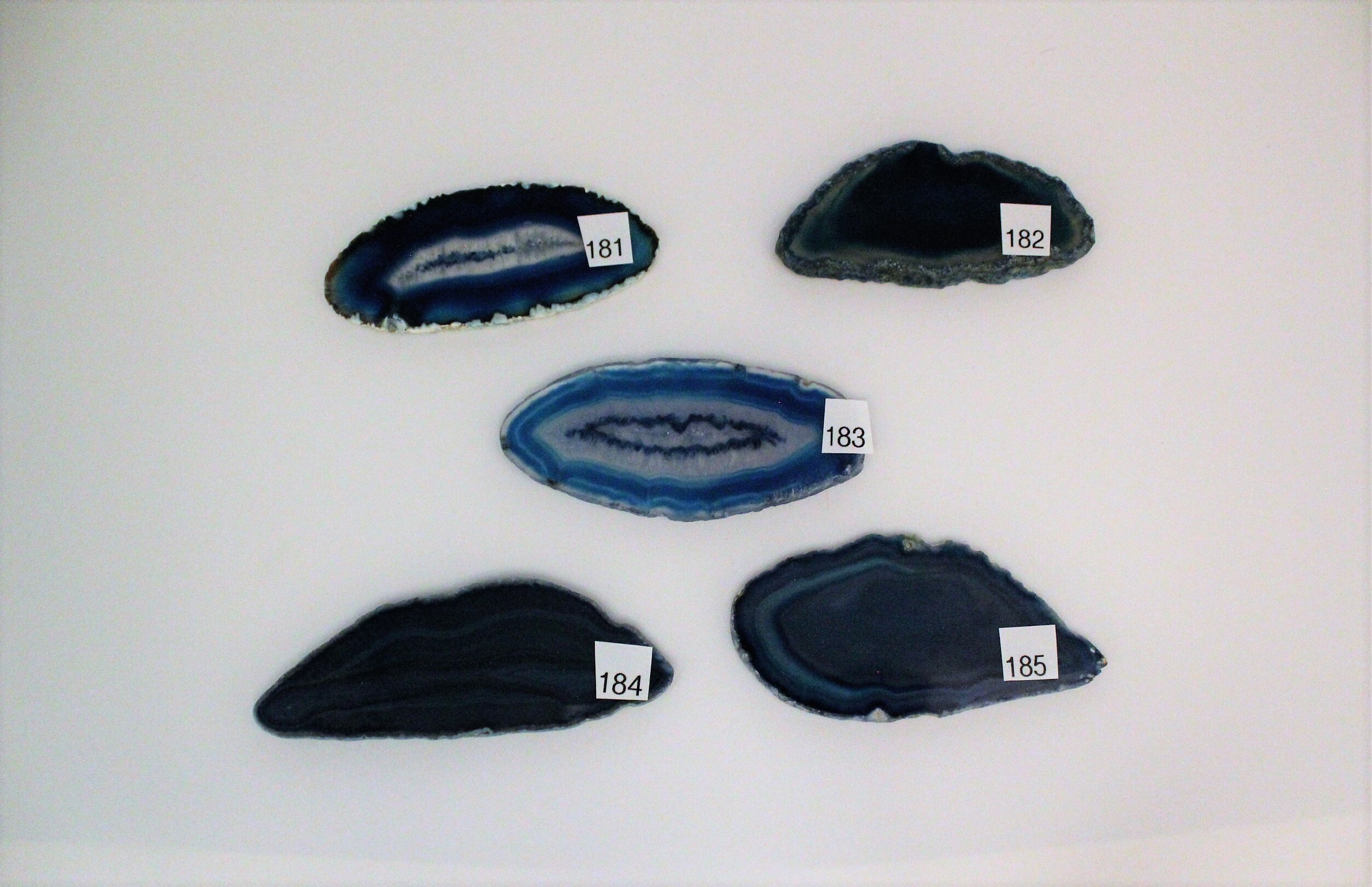 Sliced Blue Agate Drawer Pulls Sliced Agate Agate Pulls Etsy
