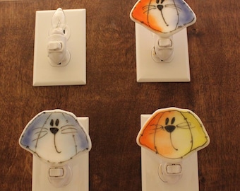 Dog Night Light, Puppy Nightlight, Night Light, Dog Lovers Gift, Gift for Teacher, Kids Room,