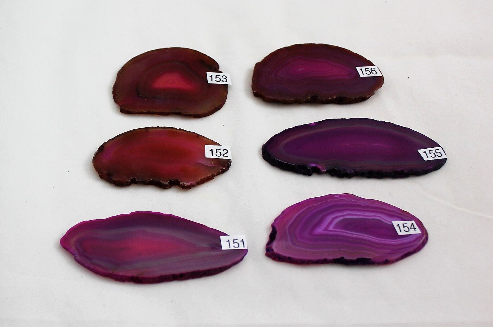 Sliced Pink Agate Drawer Pulls Sliced Agate Agate Pulls Etsy