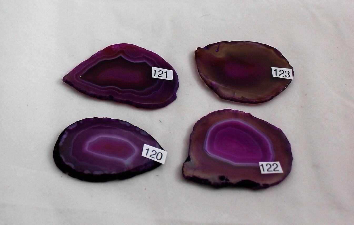 Sliced Pink Agate Drawer Pulls Sliced Agate Agate Pulls Etsy