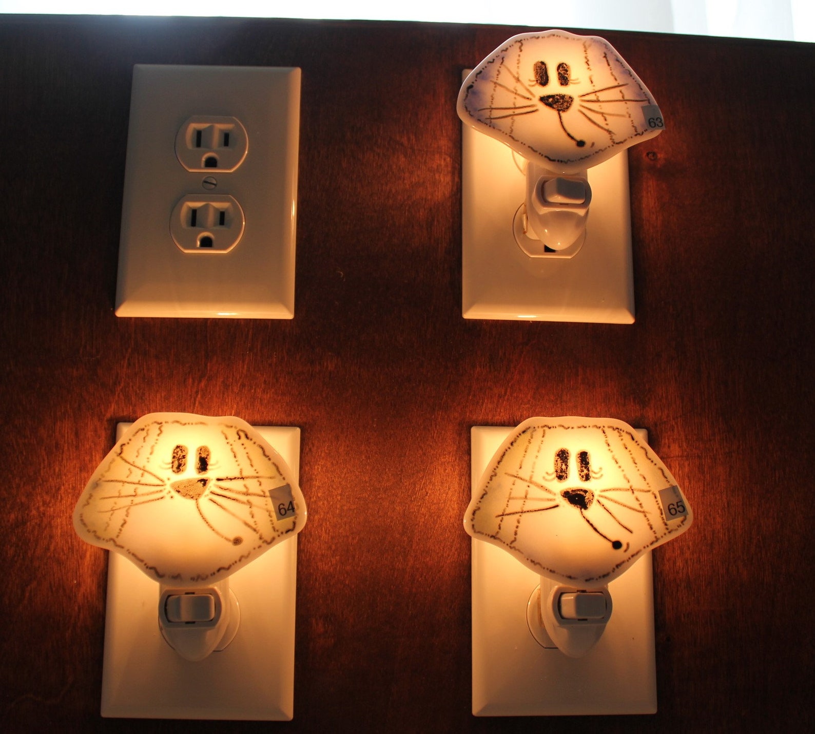 Dog Night Light Blue Ear Puppy Nightlight Night Light Dog Etsy