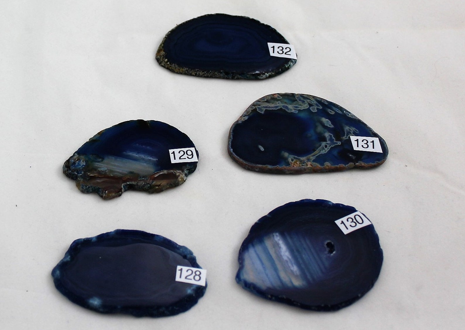 Sliced Blue Agate Drawer Pulls Sliced Agate Agate Pulls Etsy