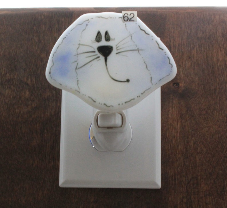 Dog Night Light Blue Ear Puppy Nightlight Night Light Dog Etsy