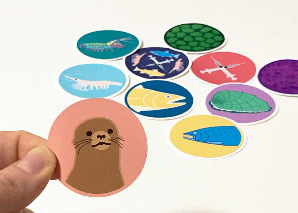 Marine Biology Sea Life Aquaculture Sticker Set Fish Disease ...