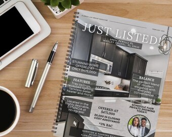 Kit de anuncios inmobiliarios / Plantillas editables de Canva para anuncios de vendedores y fichas descriptivas