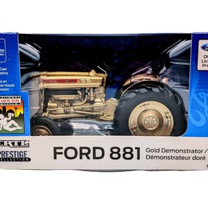 1 16 Ford 881 Gold Demonstrator Tractor  National Farm Toy Museum