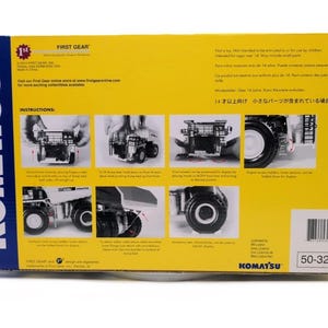 1/50 Komatsu 830E-AC Dump Truck Diecast Model by First Gear image 3