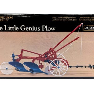 1/16 McCormick Deering Little Genius 2 Bottom Plow On Steel, Precision Series #2
