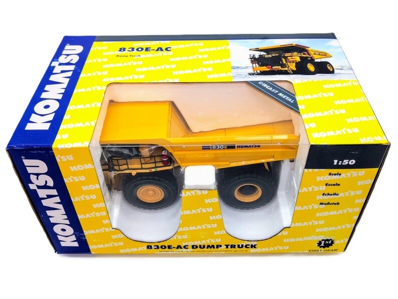 1/50 Komatsu 830E-AC Dump Truck Diecast Model by First Gear image 2