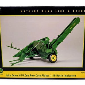 1/16 John Deere #18 One Row Corn Picker