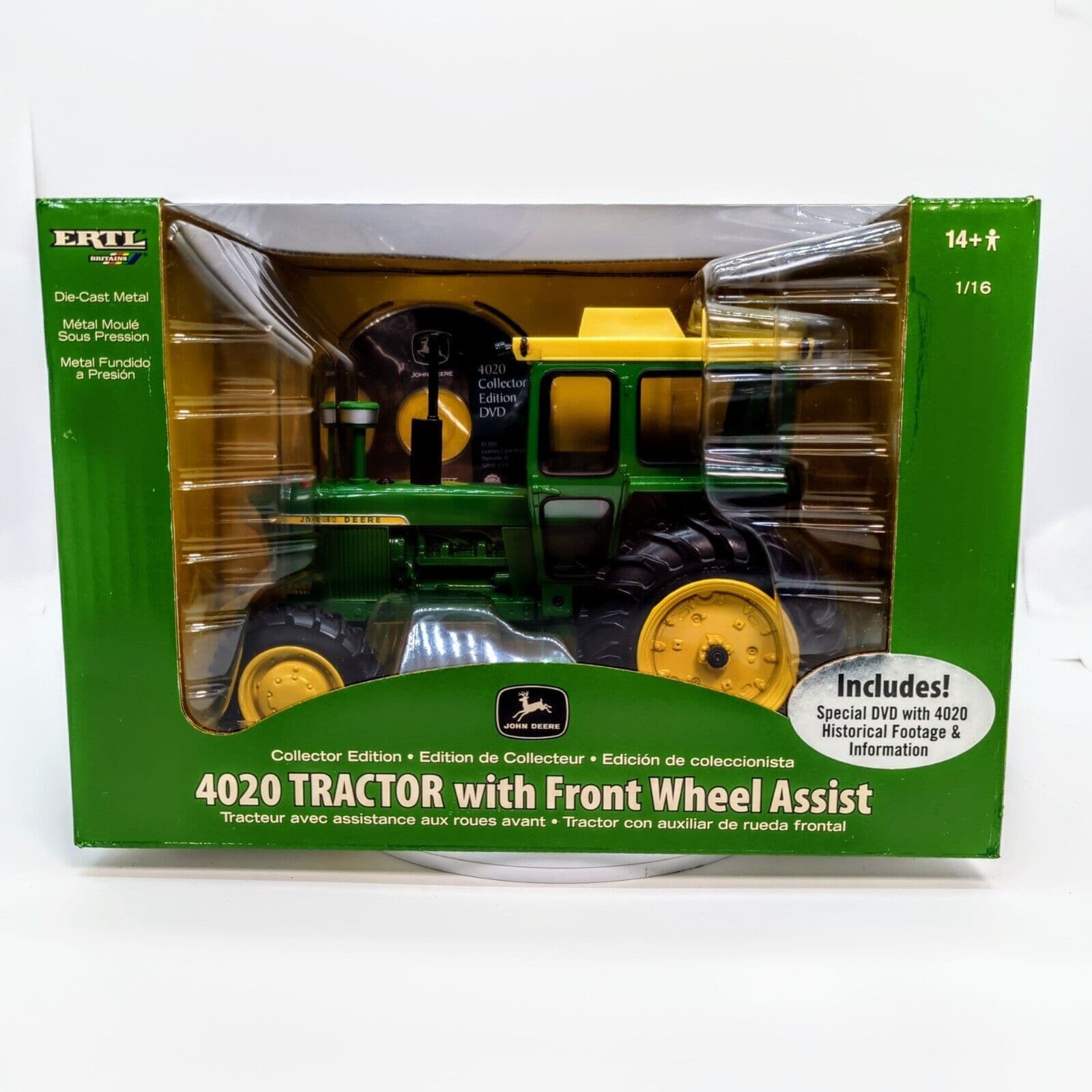1 16 John Deere 4020 Tractor W Front Wheel Assist Collector Edition Etsy