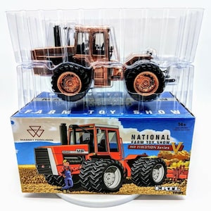 1/32 Massey Ferguson 4840 4WD Tractor COPPER CHROME Chase Ertl Toy Farmer
