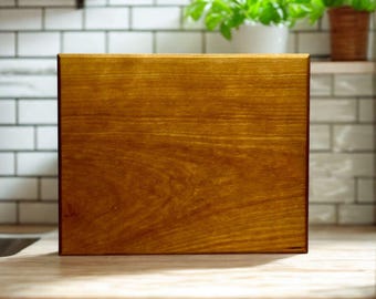 Wedding Gift Cutting Board, Non Toxic Wood Cutting Board, One Piece Cutting Board, Gift for Couple Kitchen Gift