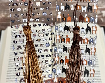 Dog Bookmark Gift Set for Book Lovers, A Stocking Stuffer for Dog Lovers or Bookish Gift for Readers