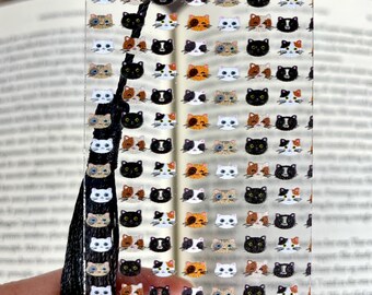 Cat Bookmark for Book Lovers Makes a Cute Book Accessory for Teacher Gift Baskets or a Cat Lover Gift