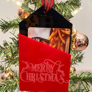 ギフトカードホルダーオーナメント - ユニークなクリスマスツリーデコレーションとギフトプレゼンテーション、スタイリッシュなホリデーギフトに最適