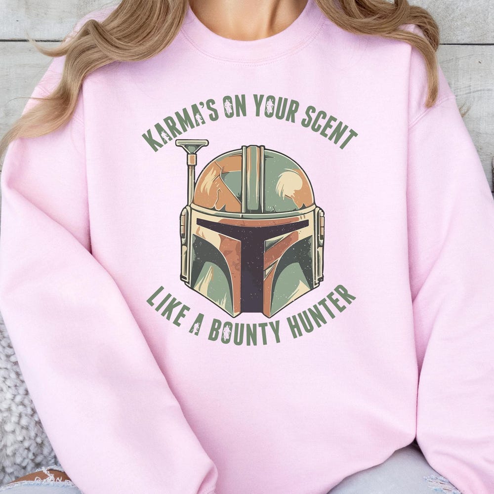 Karma'S On Your Scent Sweatshirt, Star Wars Sweatshirt, Mandalorian Sweatshirt, Disney Sweatshirt, Retro Vibes Sweatshirt,Vintage Sweatshirt Shirttrend
