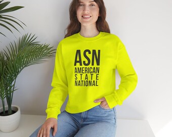 アメリカンステート ナショナルロゴ ユニセックス ヘビーブレンド™ クルーネック スウェットシャツ