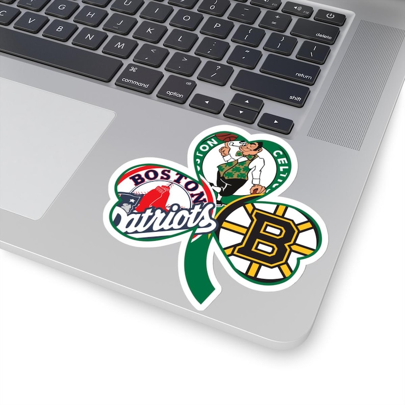 Boston Sports Trifecta Clover Sticker: Patriots, Bruins, Red Sox, Celtics image 5