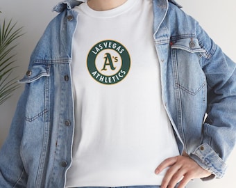ラスベガス・アスレチック ファンタジーベースボール ロゴ ヘビーコットンTシャツ