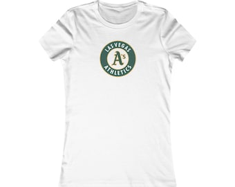 ラスベガス・アスレチック ファンタジーベースボール ロゴ レディース お気に入りTシャツ