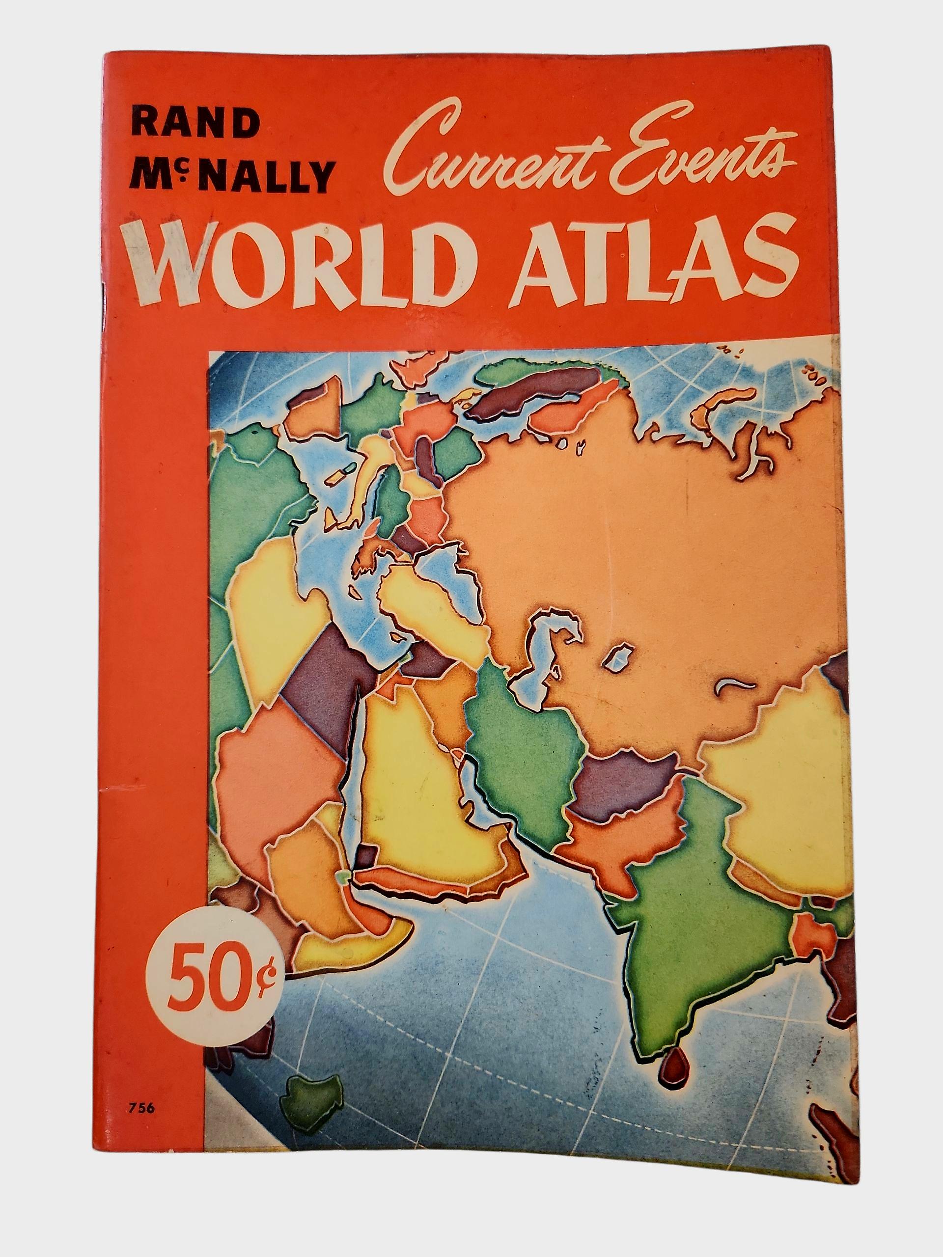Vintage Rand Mcnally Atlas - Etsy