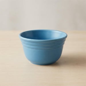 Vintage Ramona California Pottery Mixing Bowl, Turquoise Ringware MCM Kitchenware
