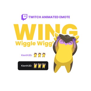 Animated Emote - Wingman Wiggle Spray for Twitch and Discord - Perfect for Valorant Streamers - Unique & Fun Chat