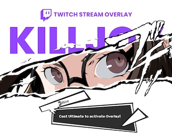 Killjoy Valorant x Persona 5 Stream Overlay (Digital Download)