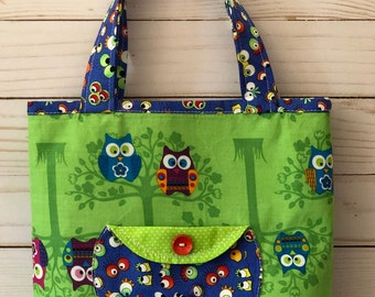 small fabric gift bolsas