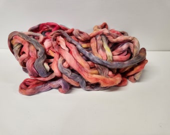 Hand Painted Cotton Roving A100