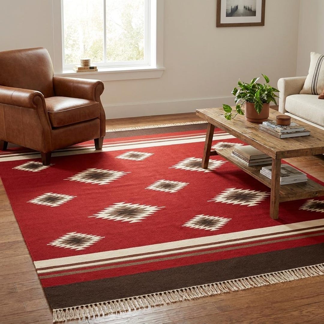 Daylight Ranch Rugs El Paso Designs Beautiful Hand-woven Southwest Style Accent Rug Tribal ...