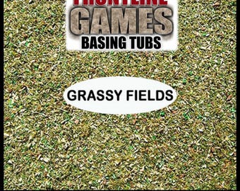 Grassy Fields Blend Base Flocking - BASING TUB - Miniature Basing System