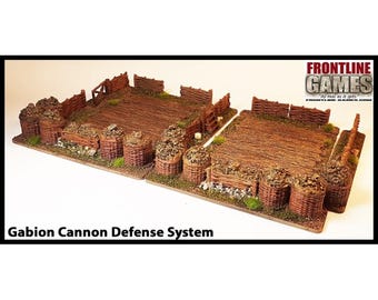 Gabion Cannon Defense System 28mm ecw acw tyw Pike & Shotte FRONTLINE GAMES