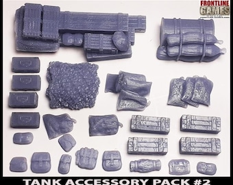 Tank Accessories 2 - Vehicle Stowage 28mm W.W.II Battle E-Fects from FRONTLINE-GAMES