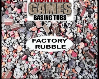 Factory Rubble - BASING TUB - Miniature Basing System