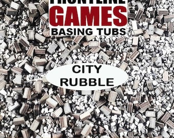 City Rubble - Basing Tub - Miniature Basing System FRONTLINE-GAMES
