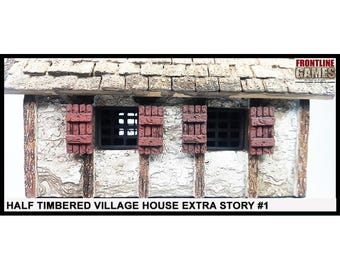 Half Timbered Village House Extra Story FRONTLINE GAMES
