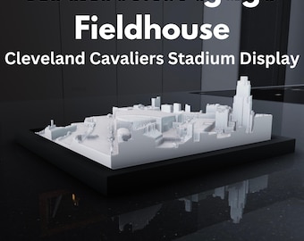 3D Model Rocket Mortgage Fieldhouse: Cleveland Cavaliers Stadium Display