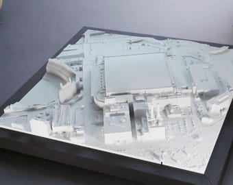 Ford Field 3D Model: Detroit Lions Football Stadium Display