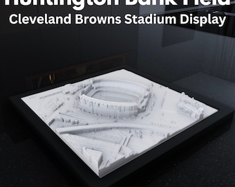 3D Huntington Bank Field Model: Cleveland Browns Stadium Display