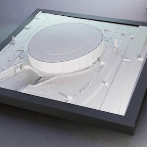 3D Printed Allegiant Stadium Model – Las Vegas Raiders Collectible | Modern Sports Memorabilia | Premium Football Stadium Decor