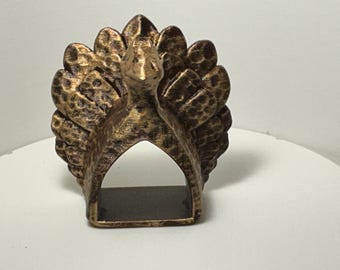 Turkey Ring Napkin Holder | Unique Thanksgiving Table Decor & Festive Gobbler Tableware