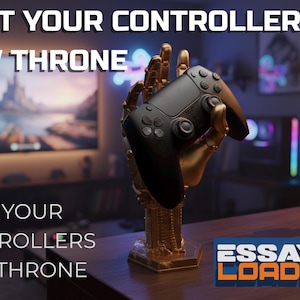 Futuristic Robot Hand Controller Stand