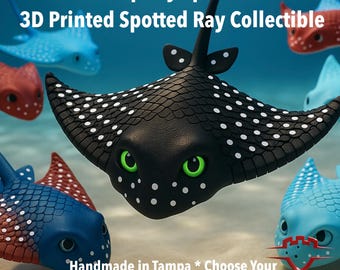 Articulated Manta Ray – 3D Printed Ocean-Inspired Fidget Decor - Ideal Gift for Marine Enthusiasts