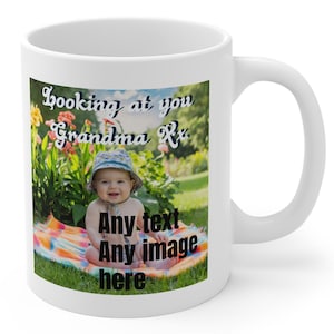 Personalised Mug, Custom Text Mug, Personalised Photo mug, Quote mug, Logo Mug, Funny gift, Birthday, Anniversary