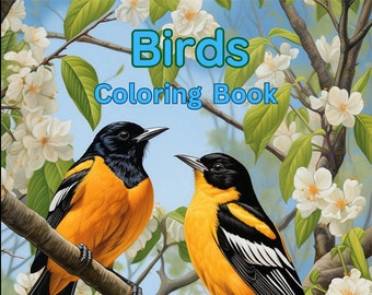 120 Birds to color