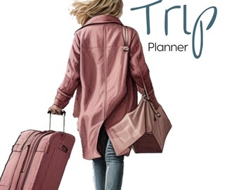 Solo Reiseplaner | Reiseplan, Budget, Packlisten (Digitaler Download)