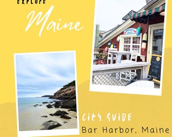 Bar Hafen Maine Reise-eBook | Acadia National Park Reisebeschreibung (Digitaler Download)